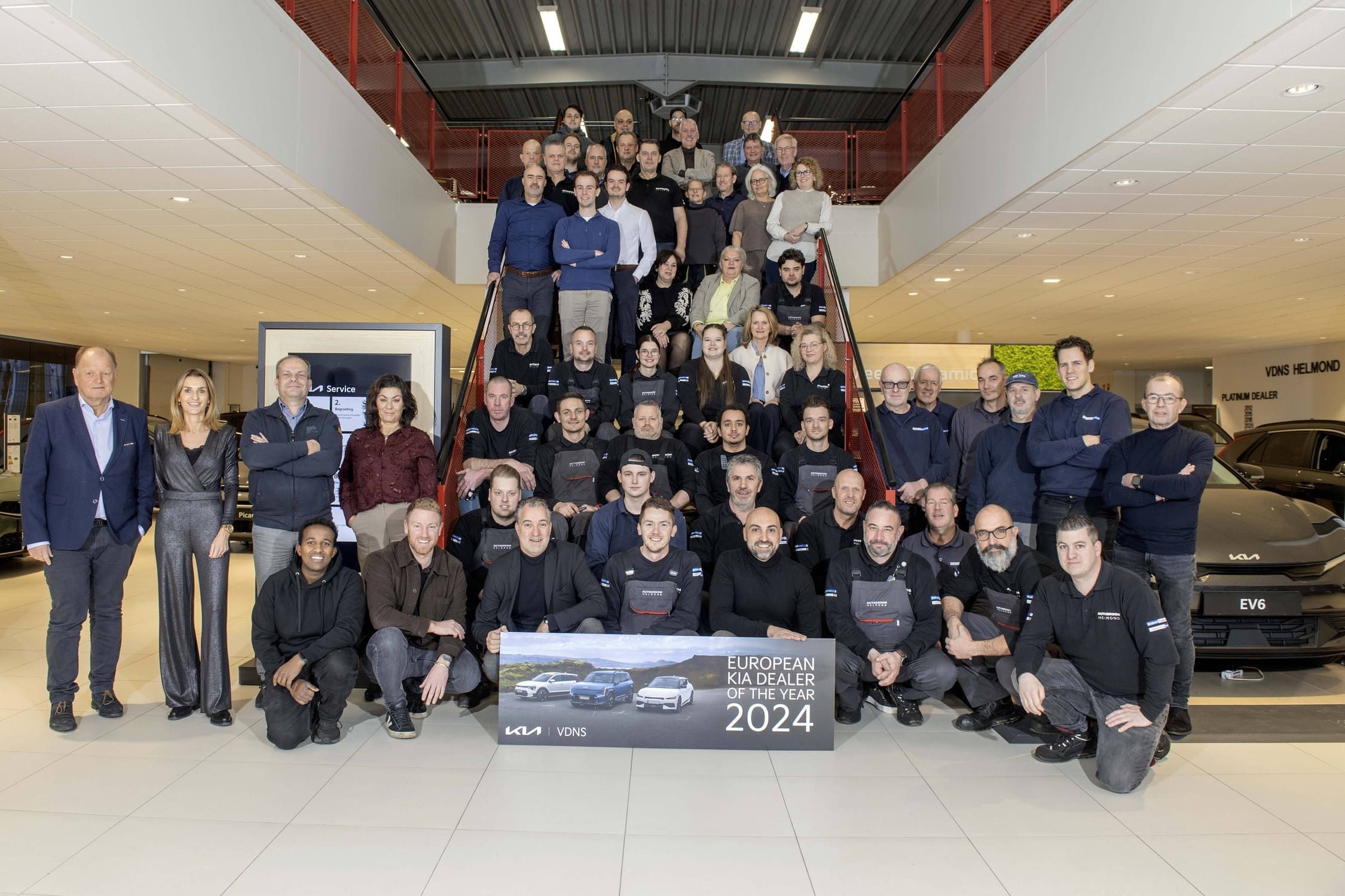 Teamfoto van VDNS Acties